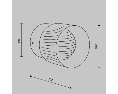 Настенный светильник (бра) Maytoni MOD480WL-L6BS3K