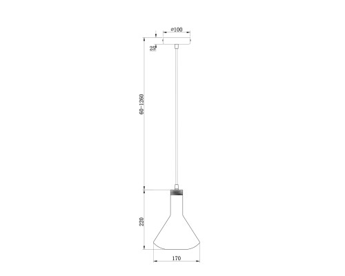 Подвесной светильник Freya FR8010PL-01GB