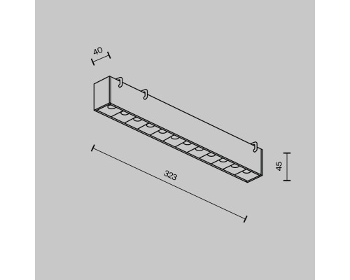 Подвесной светильник Technical TR128B-12W3K-M-B