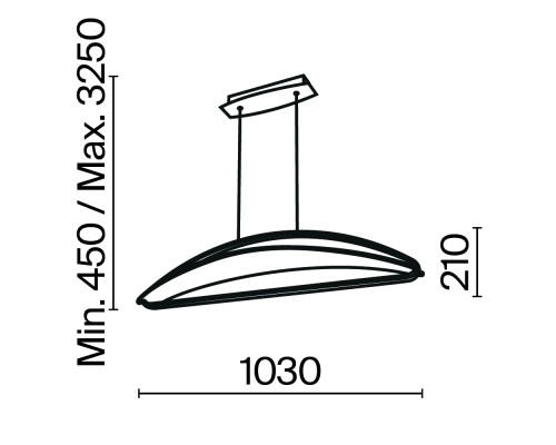 Подвесной светильник Maytoni MOD281PL-L34BS3K