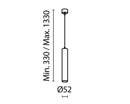 Подвесной светильник Technical P072PL-L12W4K-1