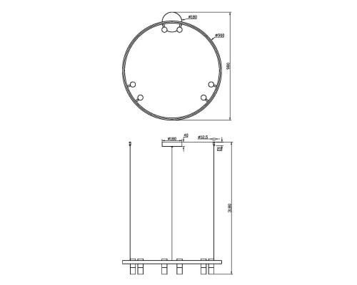 Подвесной светильник Maytoni MOD102PL-L42WK