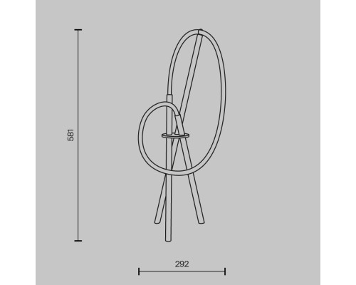 Настольный светильник Maytoni MOD369TL-L15BS3K