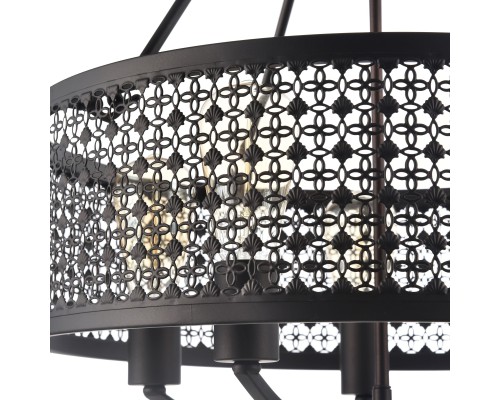 Подвесная люстра Freya Conte FR4166-PL-05C-BL коричневый