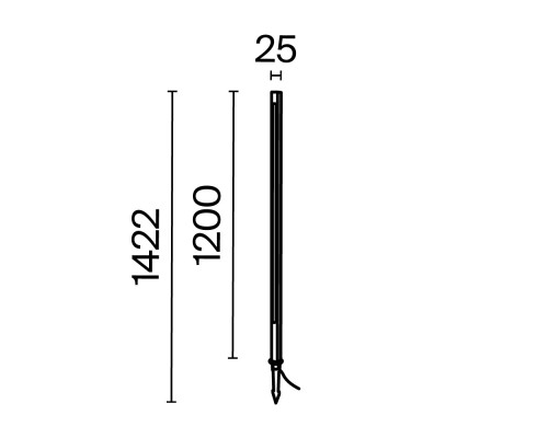 Ландшафтный светильник Outdoor O440FL-L18GF3K