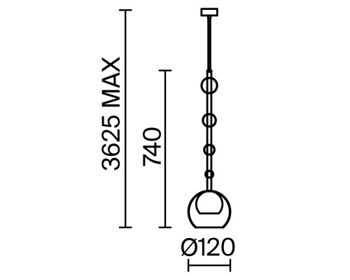 Подвесной светильник Maytoni MOD227PL-01B1