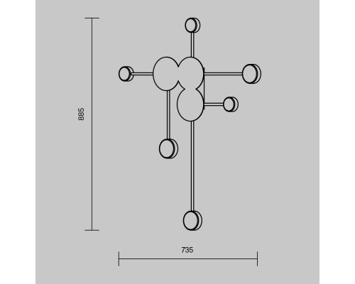 Настенный светильник (бра) Freya FR5440WL-L17B