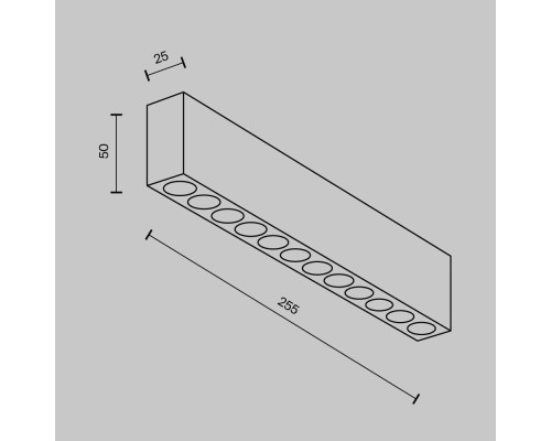 Потолочный светильник Technical C066CL-20W3-6K-W