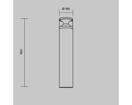 Ландшафтный светильник Outdoor O496FL-L21B3K2