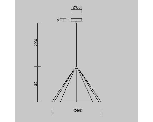 Подвесной светильник Freya FR5479PL-01GR