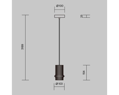 Подвесной светильник Maytoni MOD430PL-L5W3K