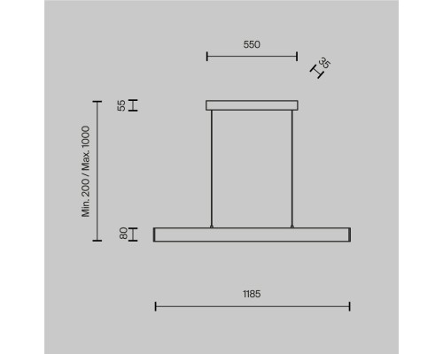 Подвесной светильник Technical P010PL-L30W4K