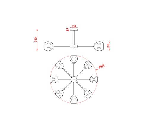 Люстра Freya FR5223PL-08C
