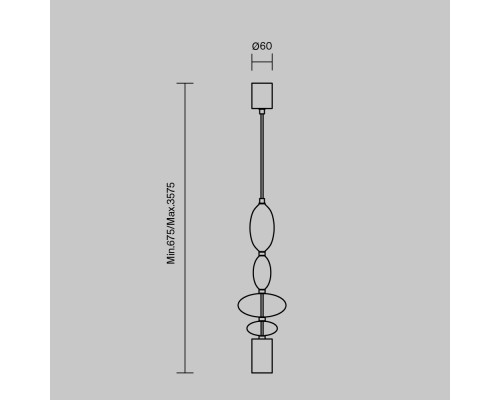 Подвесной светильник Maytoni MOD071PL-L8B3K3