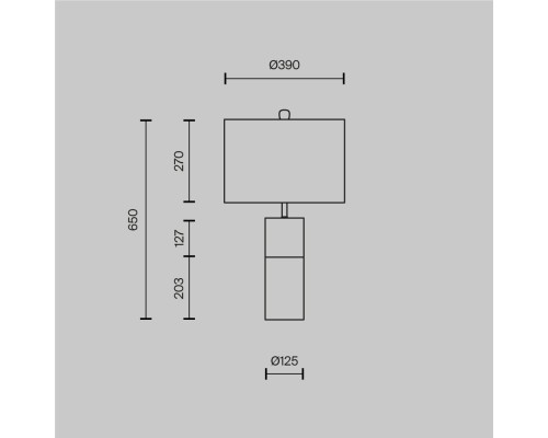 Настольный светильник Maytoni Z030TL-01BS