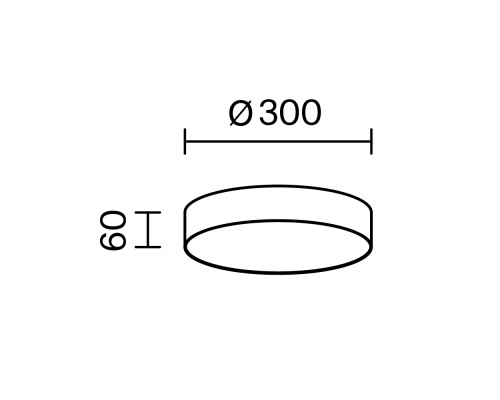 Потолочный светильник Technical C032CL-36W3K-RD-B
