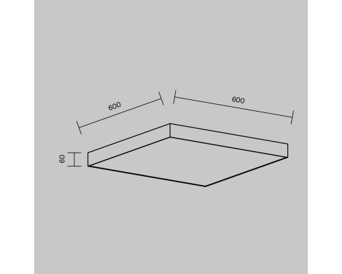 Потолочный светильник Technical C032CL-90W4K-SQ-B