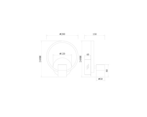 Настенный светильник (бра) Freya FR6074WL-L12GB