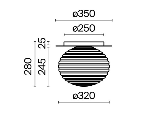 Потолочный светильник Maytoni MOD268CL-01G