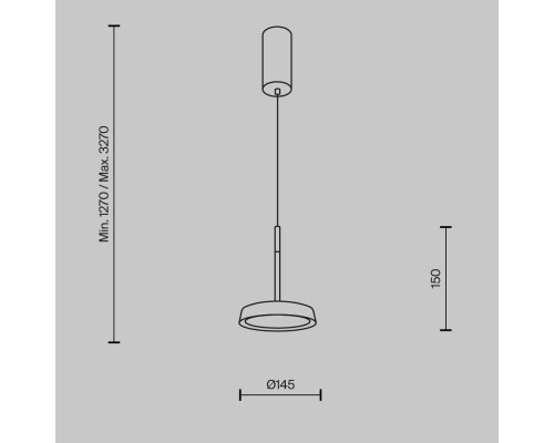 Подвесной светильник Maytoni MOD041PL-L15G3K