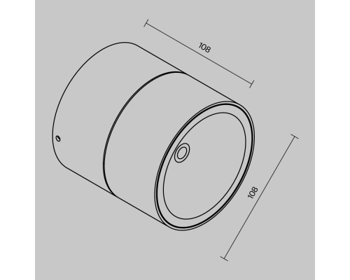 Потолочный светильник Outdoor O310CL-L12W3K