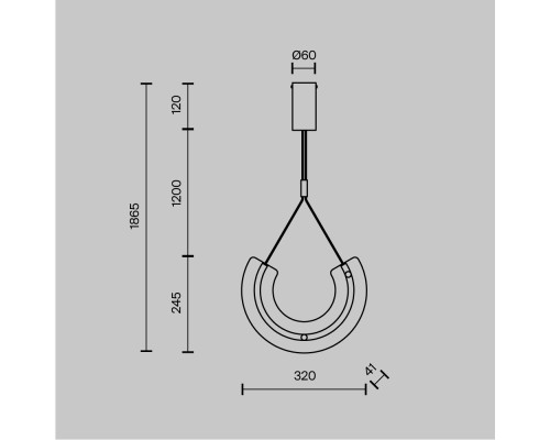 Подвесной светильник Maytoni P091PL-L18G3K1