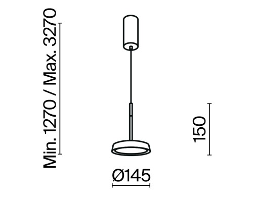 Подвесной светильник Maytoni MOD041PL-L15TR3K