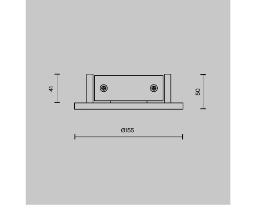 Настенный светильник (бра) Technical C123-WL-02-3W-W