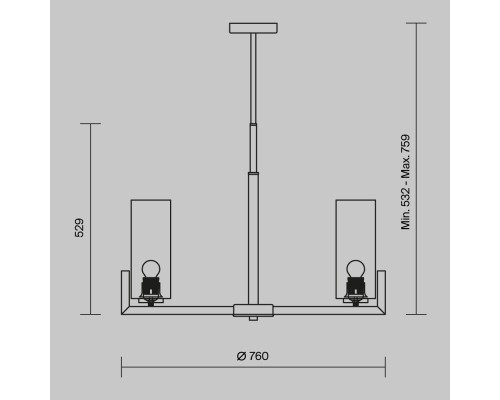 Люстра Maytoni MOD089PL-08BS