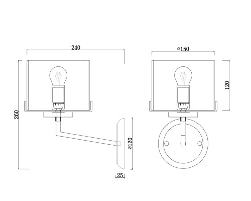 Бра Freya FR5096WL-01CH