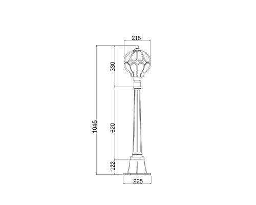 Ландшафтный светильник Outdoor O023FL-01G