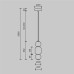 Подвесной светильник Maytoni MOD273PL-L16G3K