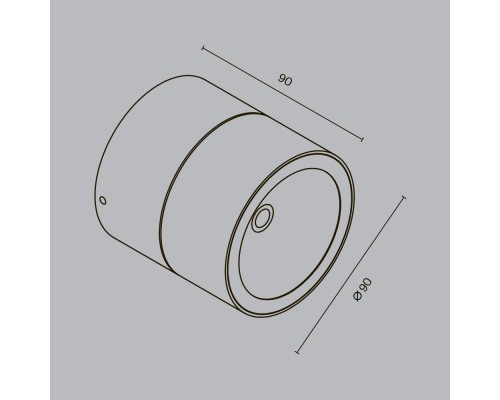 Потолочный светильник Outdoor O310CL-L7W3K