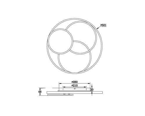 Потолочный светильник Freya FR10015CL-L94WB