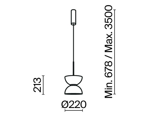 Подвесной светильник Maytoni MOD178PL-L11W3K