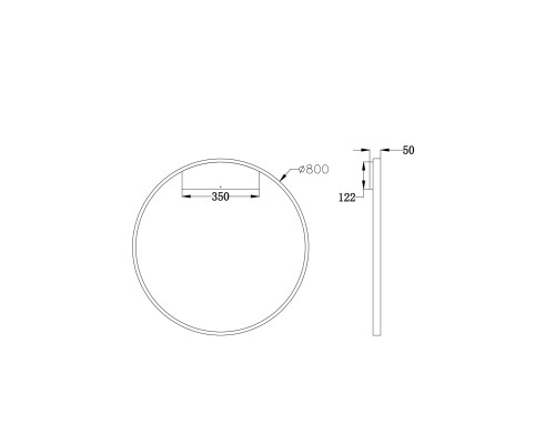 Настенный светильник (бра) Maytoni MOD058WL-L50W4K