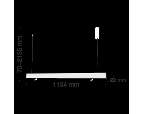 Подвесной светильник Technical P068PL-L27W4K