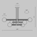 Подвесной светильник Maytoni MOD287PL-06BS