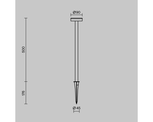 Ландшафтный светильник Outdoor O503FL-L4B3K1