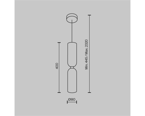 Подвесной светильник Maytoni MOD177PL-01W