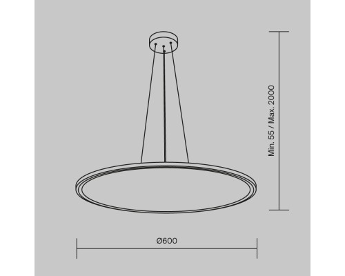 Подвесной светильник Maytoni MOD057PL-L54W4K