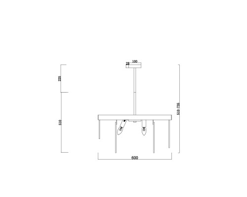 Подвесной светильник Freya FR5104PL-08BS3