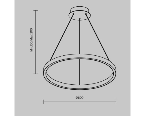 Подвесной светильник Maytoni MOD058PL-L32BK