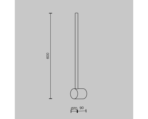 Настенный светильник (бра) Maytoni MOD237WL-L6B3K