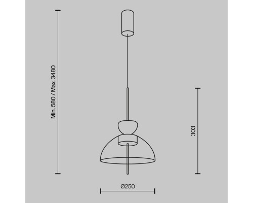 Подвесной светильник Maytoni MOD185PL-L11B3K2