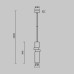 Подвесной светильник Maytoni MOD303PL-01CFL2
