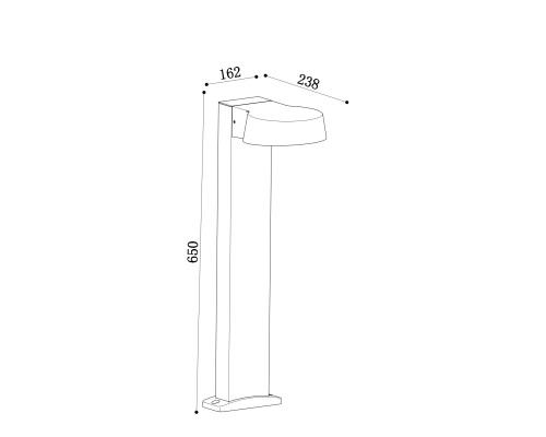 Ландшафтный светильник Outdoor O443FL-L12GF3K