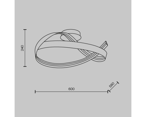 Потолочный светильник Maytoni MOD283CL-L34BS3K