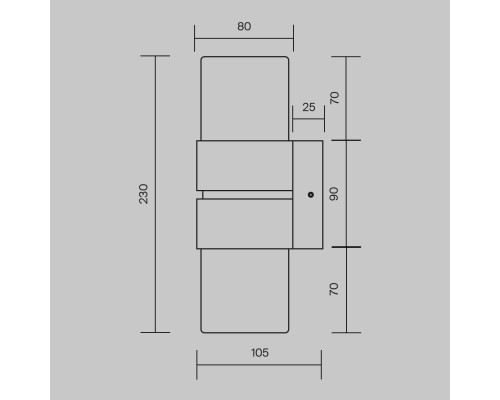 Настенный светильник (бра) Maytoni MOD505WL-L12BS3K
