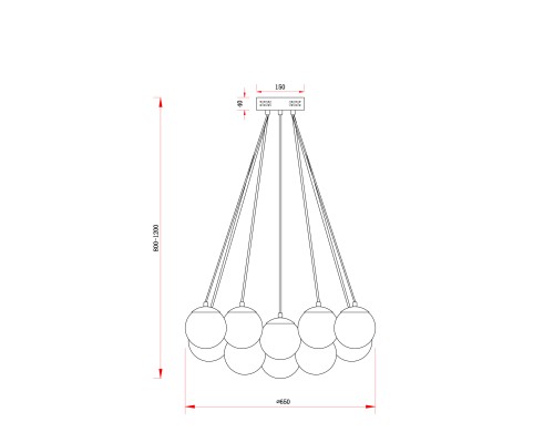 Подвесной светильник Freya FR5231PL-19CH